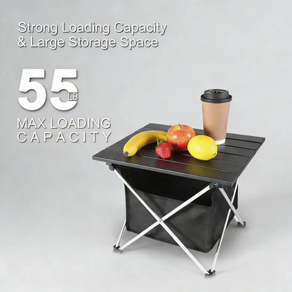 Ultralight Aluminum Folding Table with Carry Bag, Multi-Use Outdoor