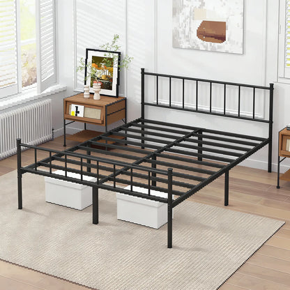 Full Size Metal Platform Bed Frame (75"×54")