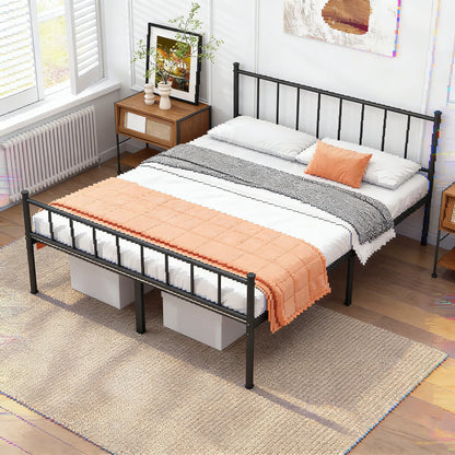 Full Size Metal Platform Bed Frame (75"×54")