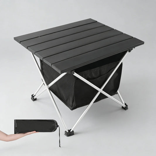 Ultralight Aluminum Folding Table with Carry Bag, Multi-Use Outdoor